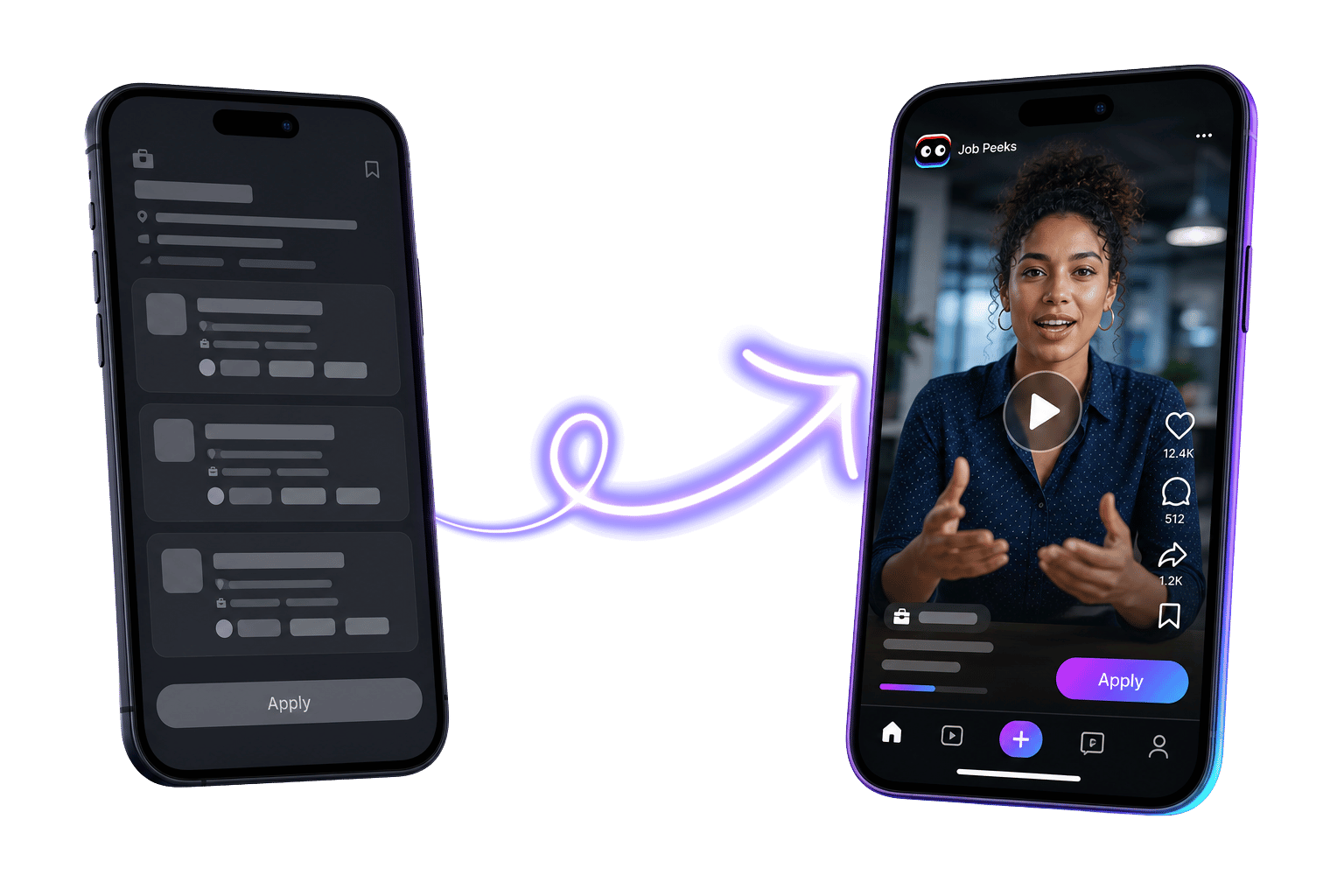 Static job posts transforming into job video feeds